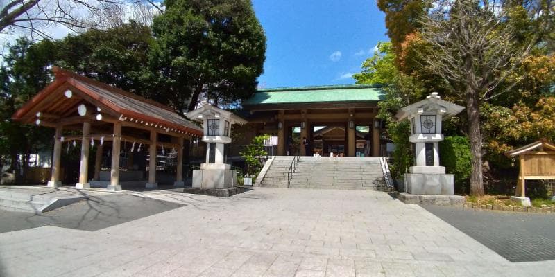 東郷神社の手水舎