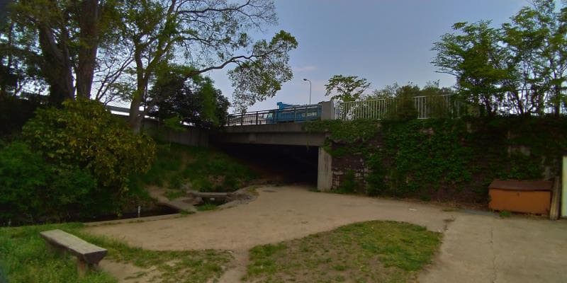 ママ下湧水公園に到着