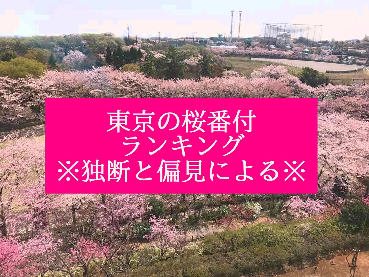 東京都の桜スポット